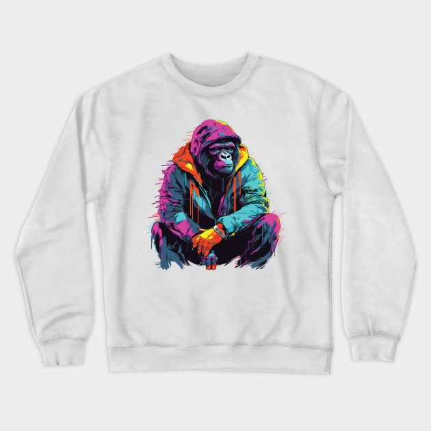 DJ - Gorillaz Crewneck Sweatshirt by Imagequest